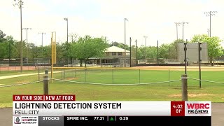 Lightning detection system in Pell City