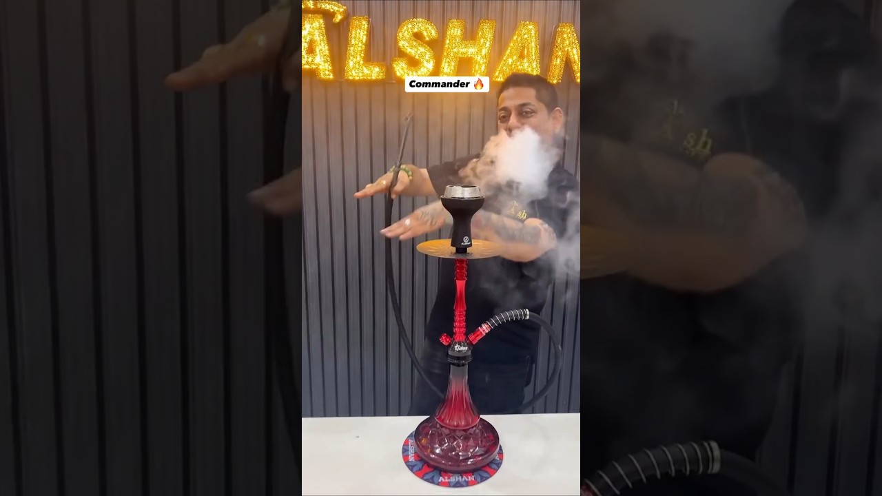 Commander Shisha 🔥 | Shisha3sixty Long- Lasting Charcoal | Aromatic Flavor 