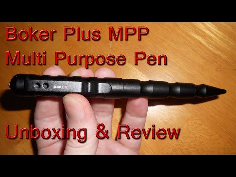 Тактическая ручка Boker Plus MPP Grey, видео 1