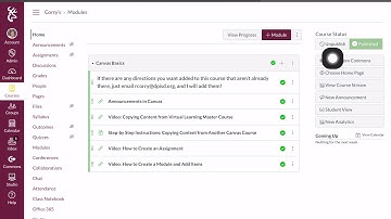Canvas LMS: Make sure your course is Published