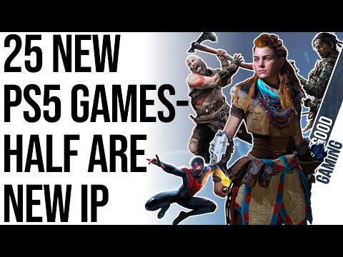 Sony Developing 25 PS5 Games, Half are BRAND NEW IPs