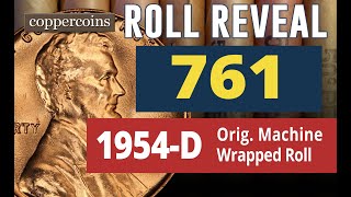 Coin Roll Hunt Reveal #761 : 1954-D FRB Chicago OBW