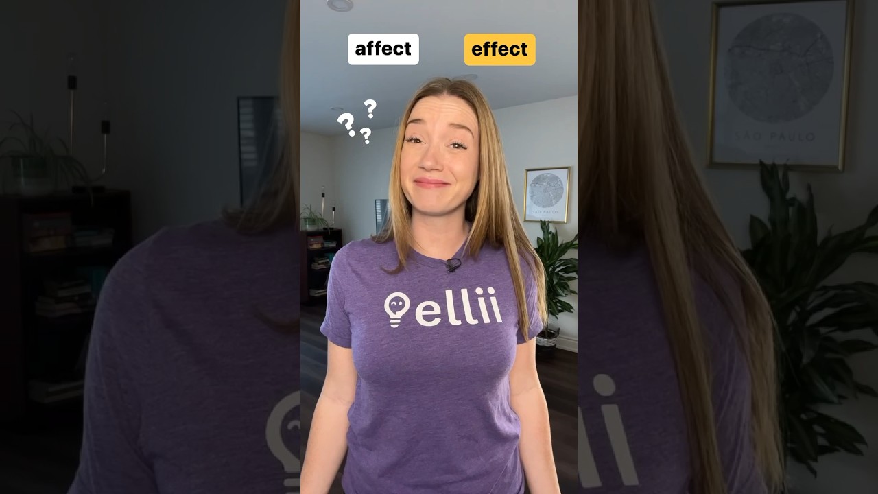 Affect or Effect: What is the difference? English Mini Lesson | Commonly Confused Words \u0026 Homophones