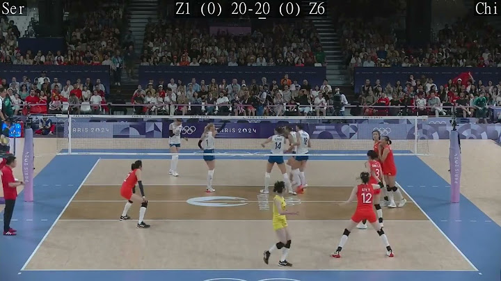 Volleyball Serbia - China Full Match 2024 Paris Olympics