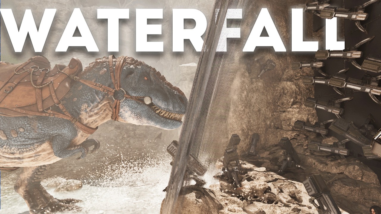 We Built In The Worst Waterfall Spot In ARK