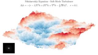 Nikolaevskiy Equation - Soft-Mode Turbulence screenshot 5