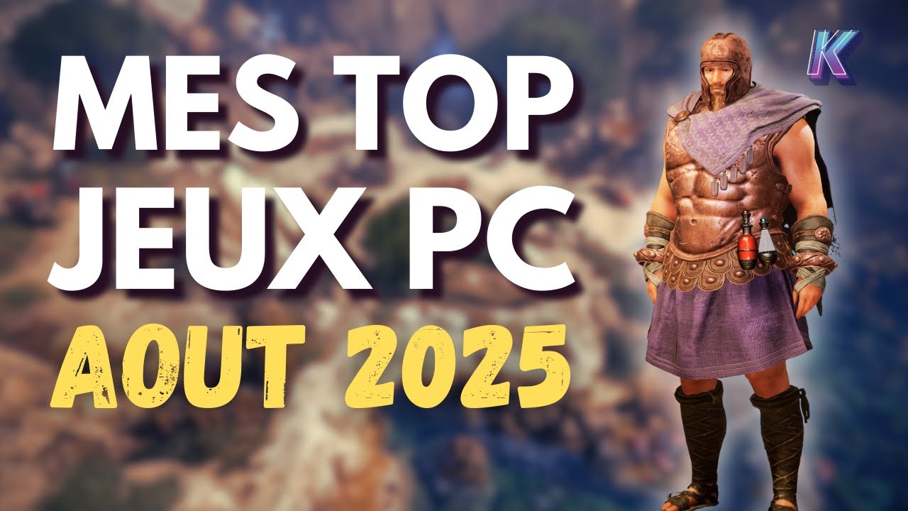 MES TOP JEUX PC 😍 AOUT 2025 (MMO, FPS, ARPG)