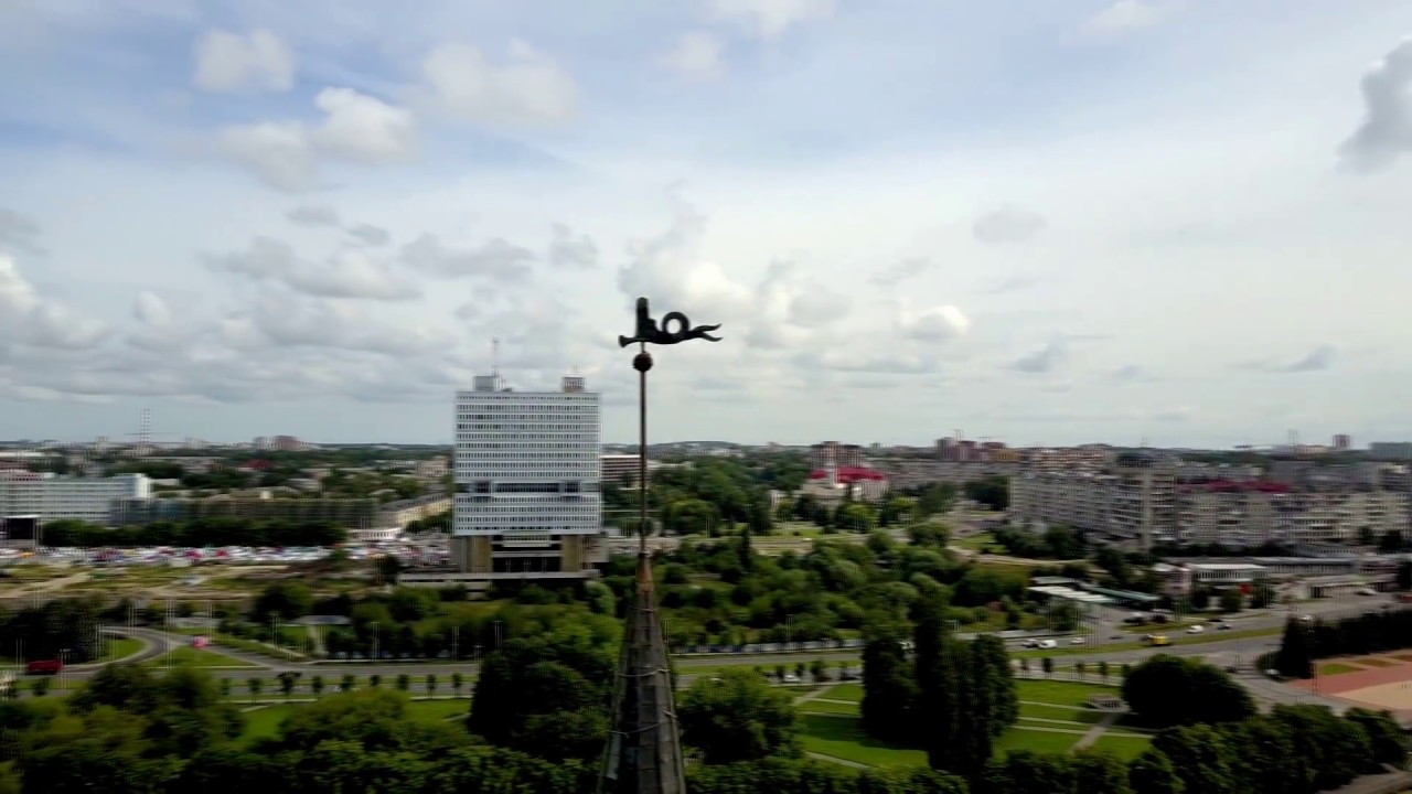 Калининград, Кафедральный собор, дом советов, нижнее озеро, панорама ...