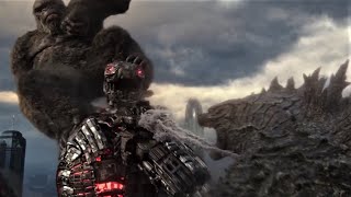 Godzilla and Kong vs Mechagodzilla (no background music) - Godzilla vs Kong screenshot 1