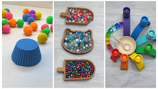 Satisfying Bead Reverse, Xylophone Magic, Sorting Balls, ASMR Bead Tower, Marble Run Relaxation