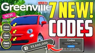⚠️UPDATE!⚡[CODE]⚠️GREENVILLE ROBLOX CODES - GREENVILLE CODES 2026