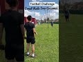 Football challenge  youtubeshorts shorts