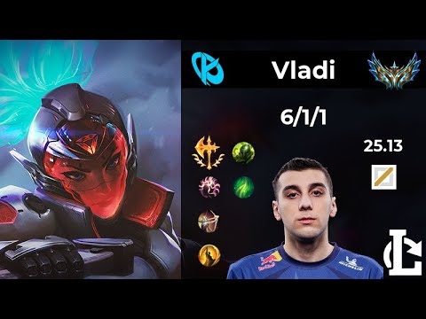 Akali MID KC Vladi Patch 25 13 EUW Challenger 