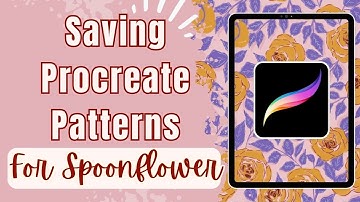 Save Procreate Patterns For Spoonflower | Surface Pattern Design Beginners