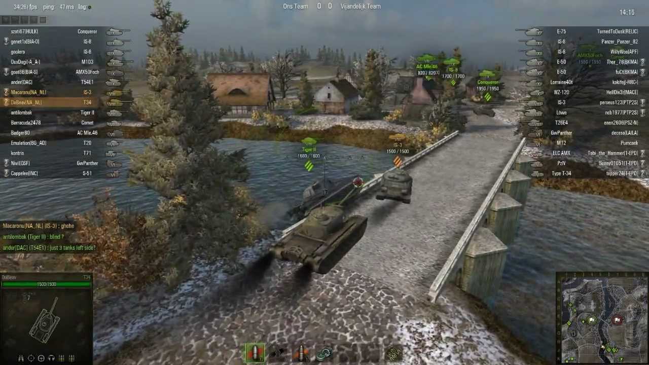 WoT - Tigertje II aan de kant zetten xD