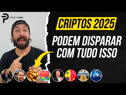 CRIPTOS podem fazer MILIONÁRIOS EM 2025