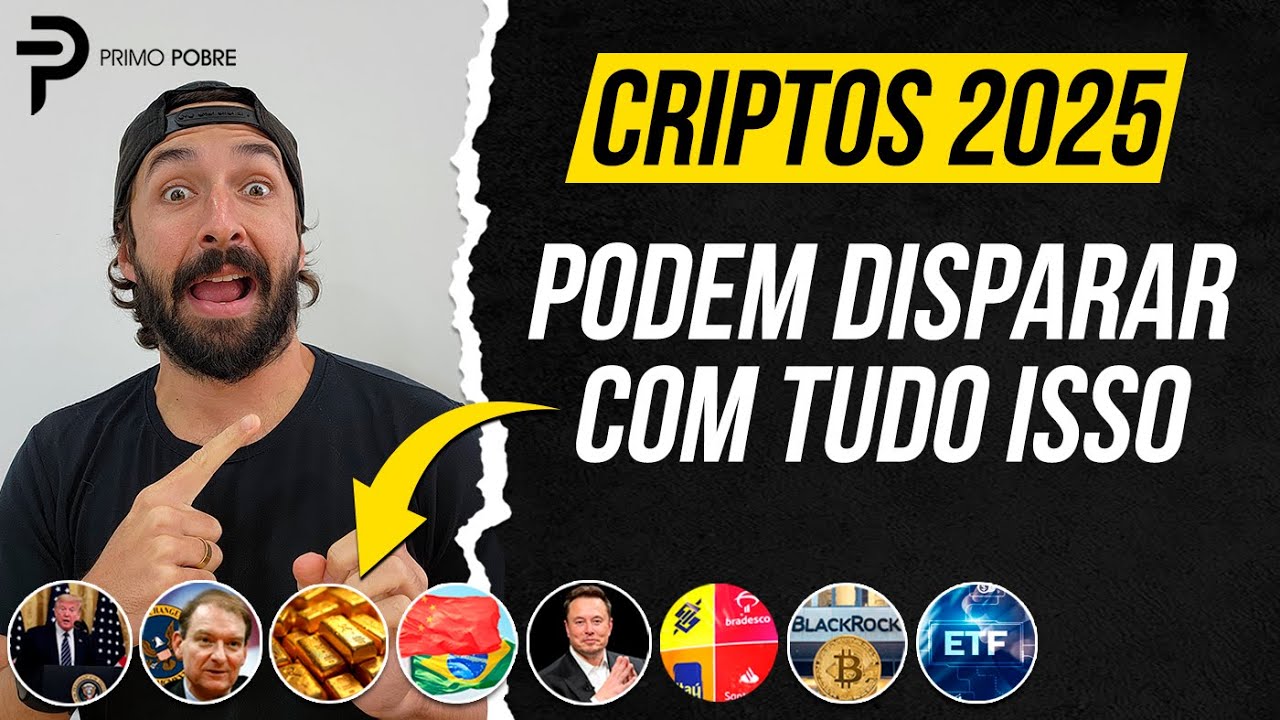 CRIPTOS podem fazer MILIONÁRIOS EM 2025