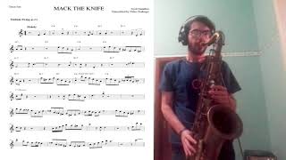 Mack The Knife/Kurt Weill. Scott Hamilton - Transcribed by Fabio Tiralongo chords