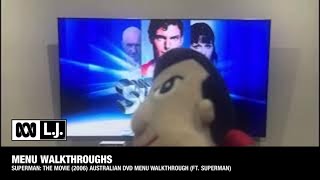 Superman The Movie 2006 Australian Dvd Menu Walkthrough Ft. Superman