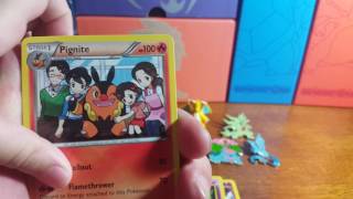 Opening some homemade booster packs by my son