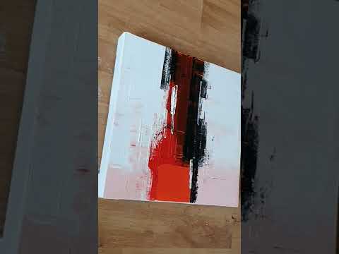 Easy Abstract Acrylic Painting for Beginners  Acrylic Painting shorts art