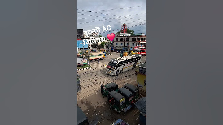 বুলেট AC বিনিময়ে যখন মধুপুর আসে ❤️ #foryou #bdbusloving