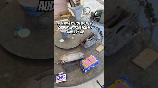 Macan Caliper upgrade for Audi S3 8V #audi #audis3 #mk7gti #audia3 #porschemacan