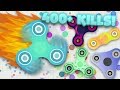 SPINZ.IO - 21999 RPM FIDGET SPINNER! 400+ KILLS! NEW .IO GAME! (Spinz.io Gameplay)