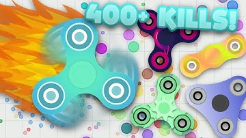 SPINZ.IO - 21999 RPM FIDGET SPINNER! 400+ KILLS! NEW .IO GAME! (Spinz.io Gameplay)