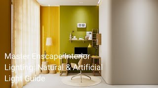 Best Enscape Interior Lighting Settings for Ultra Realism