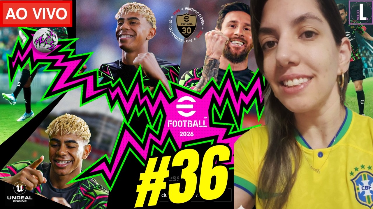 TERÇOU COM EFOOTBALL 2026! DIA DE LIGA E COOP COM OS INSCRITOS! VAMOS QUE VAMOS! LIVE #36