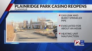 Plainridge Park Casino reopens following gas leak