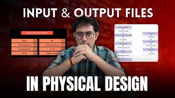 INPUT & OUTPUT FILES in PD | FREE PHYSICAL DESIGN COURSE | Download VLSI FOR ALL App | VLSI Training