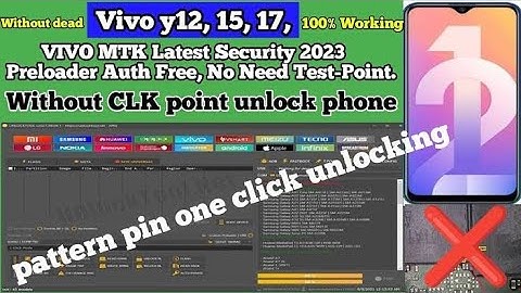 VIVO Y12, Y15, Y17, WITHOUT TEST POINT, Unlock & Frp One click