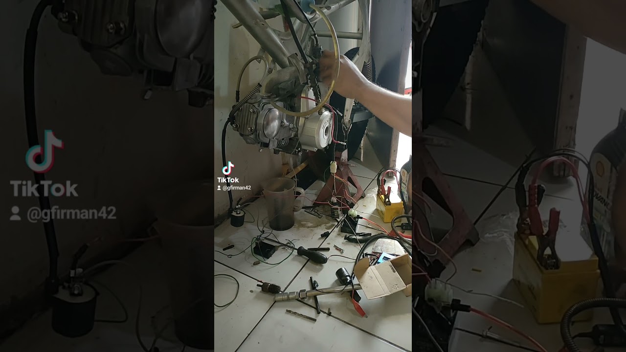 test nyala mesin Supra Fit New pakai paket bore up blok set 53mm dari RVN PRO Thailand