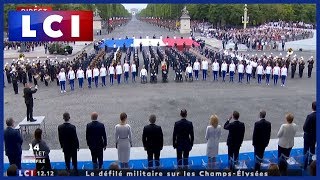 Video thumbnail of ""La Marseillaise", comme vous l'avez rarement entendue, pour clore ce défilé du #14Juillet"