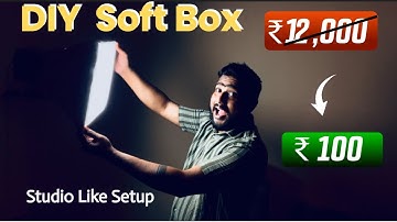 घर में बनाएं Softbox Light और बचाएं पूरे ₹20000 || How To Make Studio Light @TechwithAniketYT