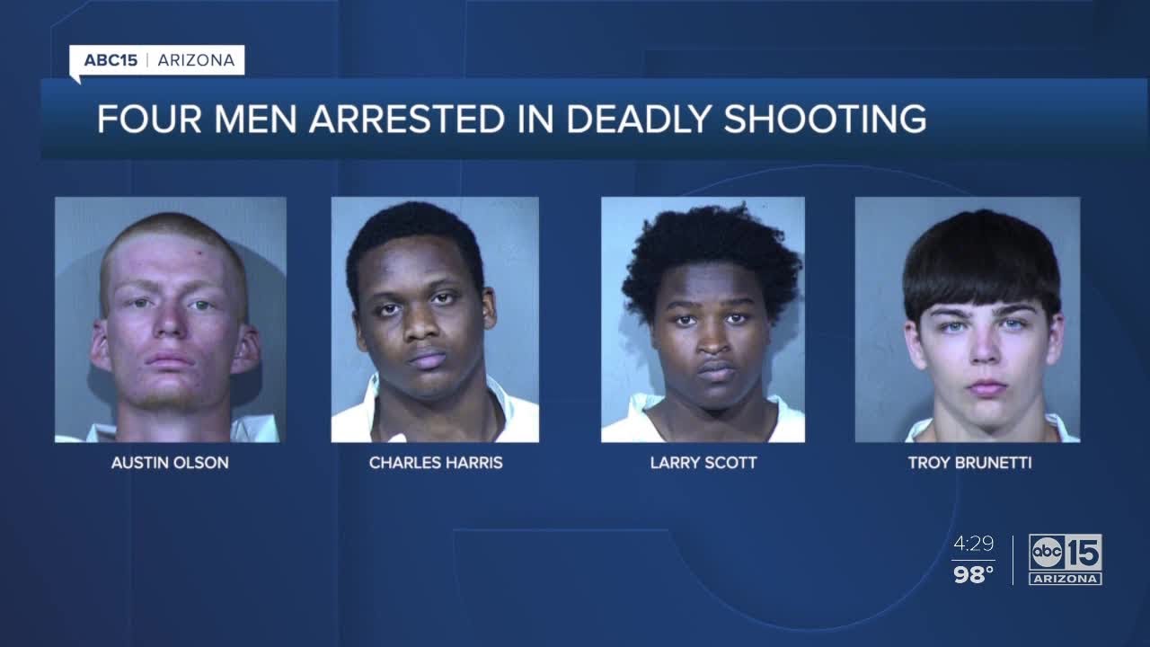 Four men arrested in deadly shooting - YouTube