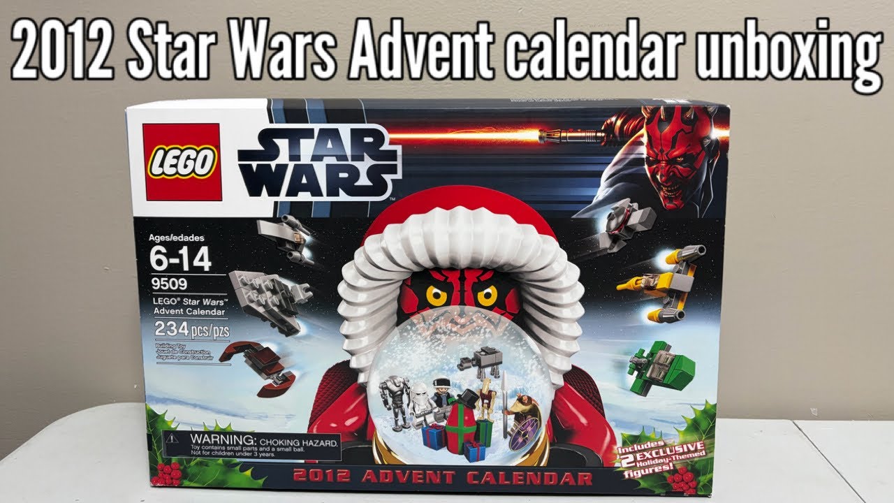 2012 Lego star wars advent calendar!