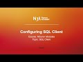 Configuring SQL Client