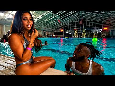 Devonte & Tiana Musarra Goes To A Pool Party Together...