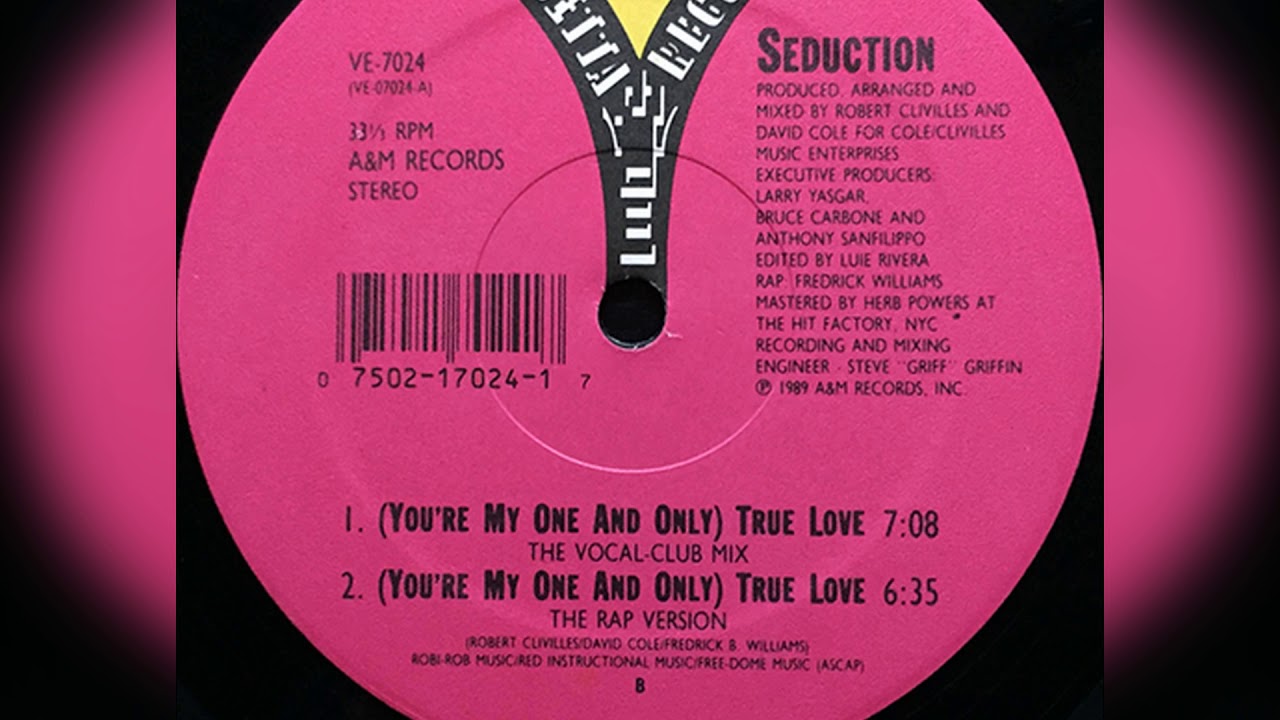Seduction - You're My One & Only "True Love" / Vocal Club Mix 1989 / Pumped Up Remixes VE-7024