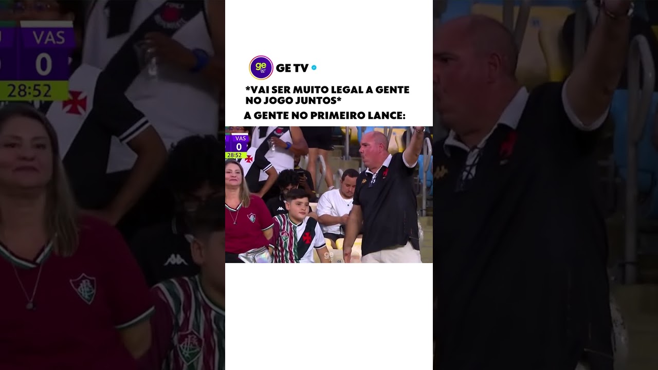 O QUE O AMOR UNIU, NEM O CLÁSSICO SEPARA!⁣ | #shorts | ge tv