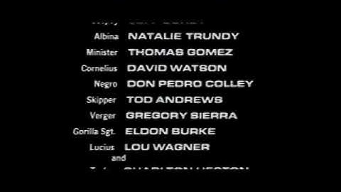 Closing to Beneath the Planet of the Apes Widescreen Series 1998 VHS