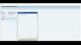 MATERIAL TYPE CONFIGURATION OMS2