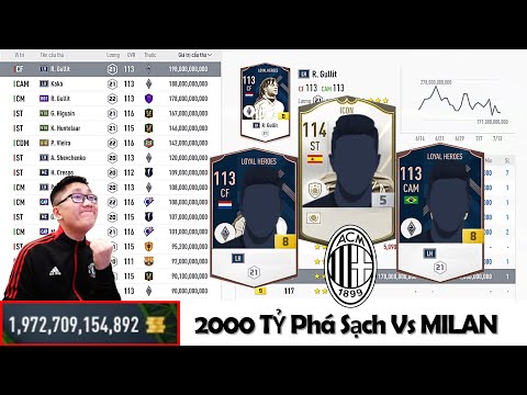 I Love PHÁ | 2000 Tỷ Bay Màu ILF Hoàn Thiện Team Color AC Milan CỰC KHỦNG Với RÔ BÉO ICON & DÀN +8