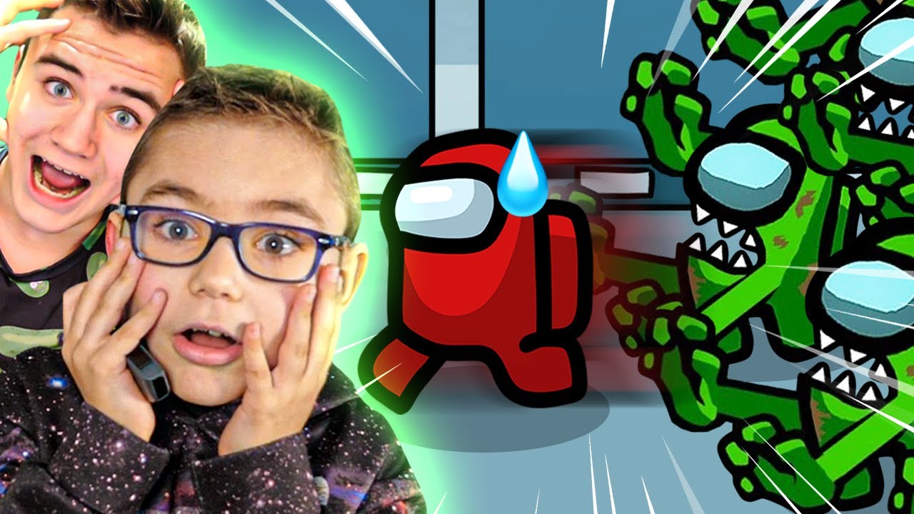 ATTAQUÉS PAR DES ZOMBIES SUR AMONG US ! Ft. Néo The One