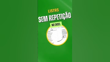 Como Remover Itens Repetidos no Excel Usando a Função ÚNICO (Sem VBA!)