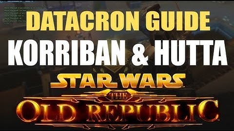 SWTOR Empire Datacron Guide - Korriban & Hutta