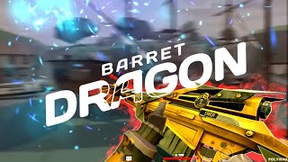 DRAGON 🐉 New Skin Barret Gameplay - Polywar | HIT id